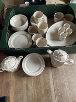 steelite monte carlo white dinner set. Plates Bowls Cups Saucers Tea Pot