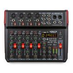 Vonyx 172.596 VM-KG08 Music Mixer 8-Channel BT/DSP/USB Record