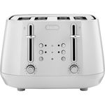 De'Longhi CTY4003.W Eclettica 4 Slice Toaster White