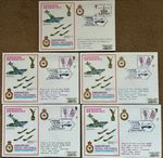 5 RAF Covers, Flown - Goodwood Air Show - Canadian Armed Forces RAF WESTHAMPNETT
