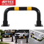 U-shape Folding Parking Barrier Lockable Car Park Bollard Security Post Driveway