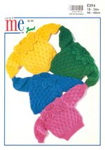 Jarol E394 “Just Me” DK Knitting Pattern – Lacy Sweater with Collar – Sizes 18–2