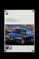 BMW M3 Evolution workshop Banner Flag 60 x 90 CM