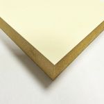 MDF Panel Board High Gloss Acrylic Faced Anti Scratch Cream Cut to Size 18mm