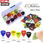 Guitar Picks Assorted Size 50/30pc Plectrums Acoustic Electric Guitar Picks NEW 