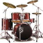 Custom Bass Drum Sticker Personalised Initials Shield Crest Kick Drum Decal