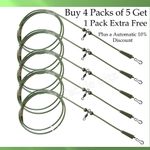 5 x Pre Rigged Rig Tube Helicopter Chod Hair Rigs Carp Fishing Tackle links