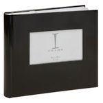 Photo Album with Window to Front 160 6x4 Pictures - Black
