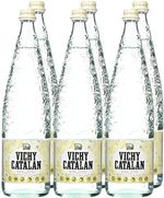 Spanish Vichy Catalan Sparkling Mineral Water (PACK OF 12 X 1L GLASS  bottles)