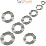 A4 MARINE GRADE STAINLESS STEEL WAVE WAVY SPRING CRINKLE WASHERS METRIC M1.6-M20