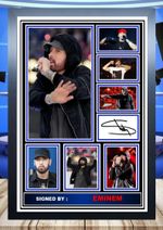 (220) eminem signed unframed/framed photograph reprint Music Memorabilia,