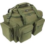 AP Carp Fishing Green Carryall Tackle Bag Multi Pocket Holdall 850 - Large