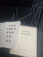 Norway Stamp Collection Nearly Complete on Pages 1855-1986