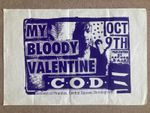 *RARE ORIGINAL* MY BLOODY VALENTINE Paste Up Concert Poster BIRMINGHAM UK 1988?