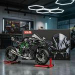 Die-cast Spray 1:6 Kawasakî H2R Motorcycle Alloy Model Collection