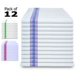 Tea Towels Herringbone Pack of 12 100% Cotton Kitchen Towels 50x70 cm Catering