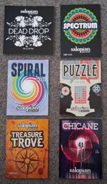 6 PUMP CLIPS - SALOPIAN BREWERY, SHROPSHIRE - PLEASE READ DESCRIPTION