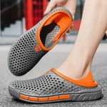 Men Women Summer Clogs Slip On Beach Sandals Anti-Slip Garden Shoes Size 46-47