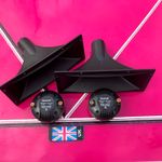 compression horns tweeters 10"x4" (pair) 200watts max flare size 270mm x 110mm