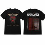 Bon Jovi Forever Tour T-Shirt – Vintage Rock Band Concert Tee T Shirt Fan UK