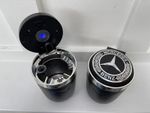 Car Ashtray With Lid And Led Light Car Smokeless Cup Holder For Mercedes Benz 