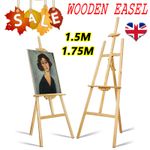 Wooden Studio Easel Display Art Craft Artist Cafe Wedding Painting Stand UK NEW