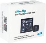 Shelly Wall Display Black + Blu H&T (Bundle) Wi-Fi Smart Home - NEW - 40% OFF