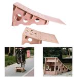 Mountain Bike Jump Ramp Easy Assembly Lightweight Portable Premium Stable