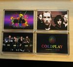 Coldplay, English Rock Band,  Awesome collection of Four (4) Fridge Magnets