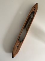 Weaving Loom 17.5” Vintage Wooden Shuttle Decorative Creative Textile Jacquard