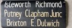 1976 London RM Bus Blind Destinations Isleworth Richmond Putney Brixton Dulwich