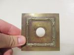 Vintage Brass Light Switch Plate Old Front Face Antique Art Deco - £6each