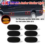 6X LED Side Marker Indicator Light For Mercedes Sprinter W906 06-13 VW Crafter