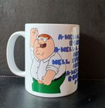 "Bird Is The Word" Family Guy TV Series Ceramic Mug. Surfin' Bird Song