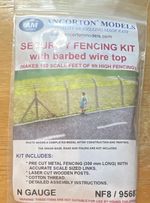 Ancorton Models N Gauge 1:148 Security Fence Kit Laser Cut Barbed Wire NF8/95687