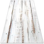 Vinyl PCV Flooring Patio Outdoor Rug Balcony Mat Carpet Rustic wood 80x120