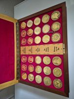 Africana Commemorative Mint Gold Plated Sterling Silver Cape Coin Heritage Set