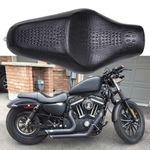 Two Up Driver Passenger Alligator Seat For Harley Davidson Sportster XL 883 1200