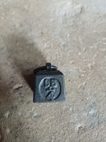 Antique Cast Iron 1/4 Lb Ring Weight
