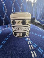 Vintage Jersey Pottery Pins and Things Lidded Jar Trinket Box
