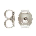 925 Sterling Silver BUTTERFLY SCROLL BACK Standard/ Large - stud earring finding