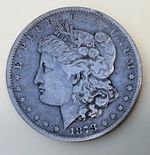 A 1878-CC Morgan Silver Dollar Carson City Mint 