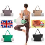 Yoga Mat Foldable Tote Bag Fitness Multifunctional Storage Bag Large Capacity UK