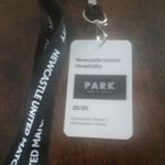 NEWCASTLE UNITED v MANCHESTER UTD 2025 26 LANYARD/PASS