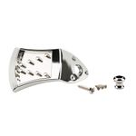 Mandolin Tailpiece with Belt Buckle and Screws for 8 String Mandolin Part Nickel