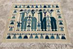 Vintage Traditional Handmade Lovely Tanusian  Kilim Floor Rug Carpet 146x123 cm
