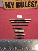 Job Lot of Moore & Wright Micrometer Setting Bars 6", 5", 4", 3", & 2 x 2"