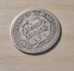 1855 Half-dime United States Coin CHARITY SALE L76