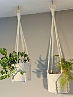 Adjustable Macrame Plant Hanger Indoor No Tassel Hanging Basket Flower Holder
