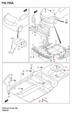 Suzuki Genuine Holder Spare Tyre Baleno Esteem SWIFT Outer Body 75450M68P20-000